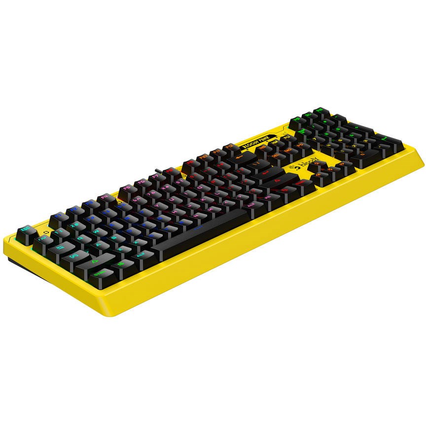 Bloody Keyboard B810RC Light Strike RGB Animation Gaming Punk Yellow Bloody Keyboard B810RC Light Strike RGB Animation Gaming Punk Yellow